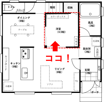 富士住建の注文住宅のユーティリティスペース